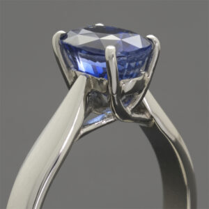 Platinum 1.50ct Sapphire Solitaire Ring