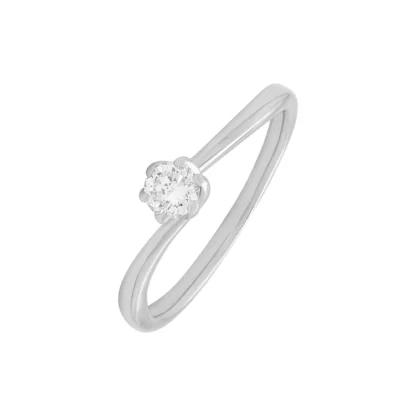 Platinum 0.24ct Diamond Solitaire Ring