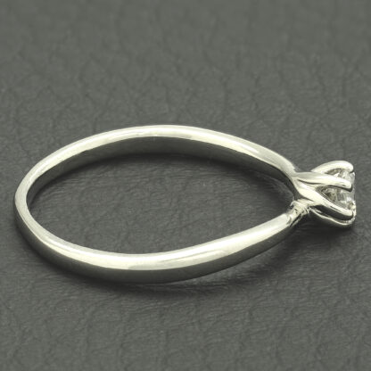 Platinum 0.24ct Diamond Solitaire Ring - Image 3