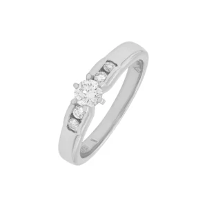 Platinum 0.34ct Diamond Ring