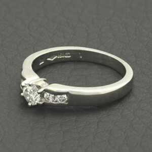 Platinum 0.34ct Diamond Ring
