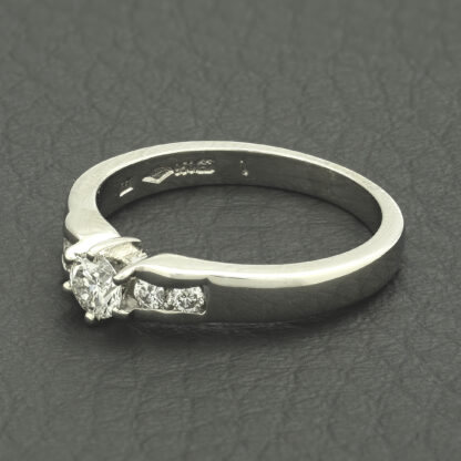 Platinum 0.34ct Diamond Ring - Image 2
