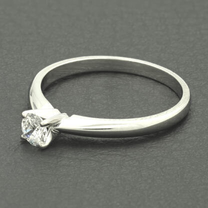 18ct White Gold 0.30ct Diamond Solitaire Ring - Image 2