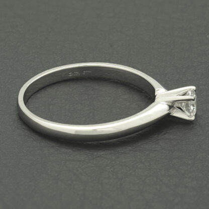 18ct White Gold 0.30ct Diamond Solitaire Ring - Image 3