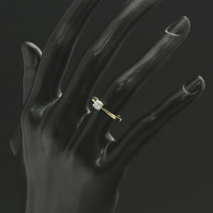 18ct Yellow Gold 0.33ct Diamond Solitaire Ring