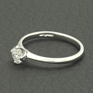 Platinum 0.35ct Diamond Solitaire Ring