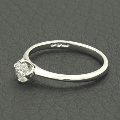 Platinum 0.35ct Diamond Solitaire Ring - Image 2