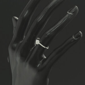 Platinum 0.35ct Diamond Solitaire Ring