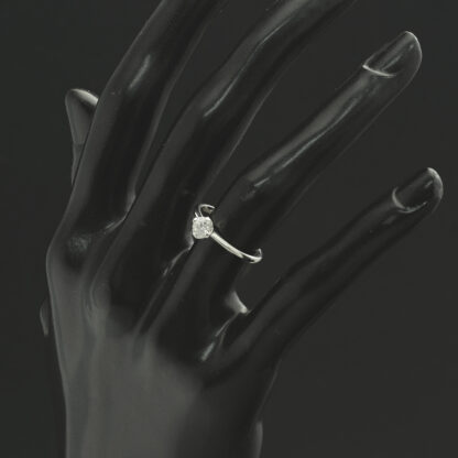 Platinum 0.35ct Diamond Solitaire Ring - Image 4