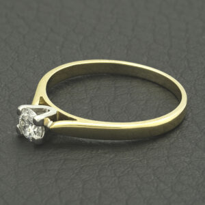 18ct Yellow Gold 0.40ct Diamond Solitaire ring
