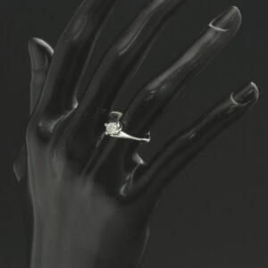 18ct White Gold 0.25ct Diamond Solitaire Ring