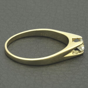 18ct Yellow Gold 0.42ct Diamond Solitaire Ring