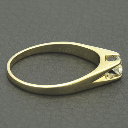 18ct Yellow Gold 0.42ct Diamond Solitaire Ring - Image 4