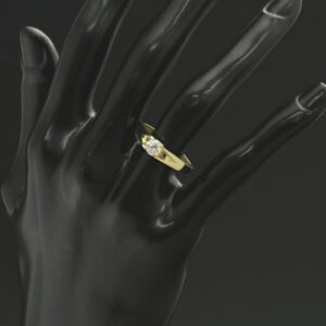 18ct Yellow Gold 0.42ct Diamond Solitaire Ring