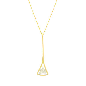 18ct Yellow Gold 0.40ct Diamond Necklace 18&#8243;