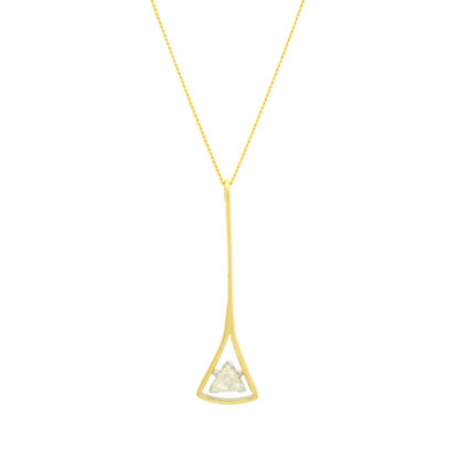 18ct Yellow Gold 0.40ct Diamond Necklace 18"