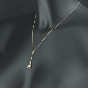 18ct Yellow Gold 0.40ct Diamond Necklace 18&#8243;