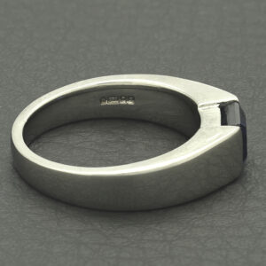 Platinum 1.00ct Sapphire Solitaire Ring