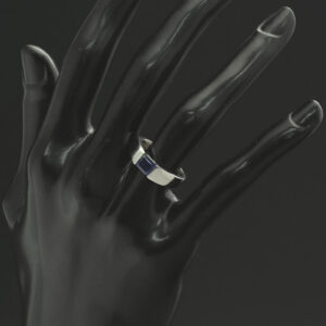 Platinum 1.00ct Sapphire Solitaire Ring