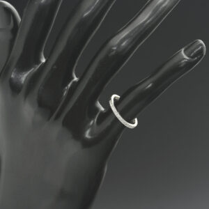 Platinum 0.12ct Diamond Half Eternity Ring