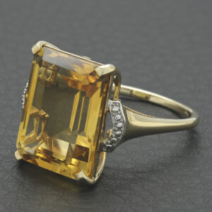 10ct Yellow Gold Citrine Ring
