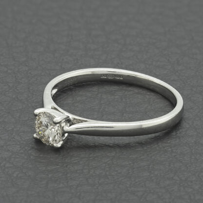 9ct White Gold 0.33ct Diamond Solitaire Ring - Image 2