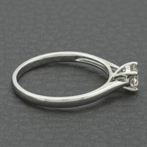 9ct White Gold 0.33ct Diamond Solitaire Ring
