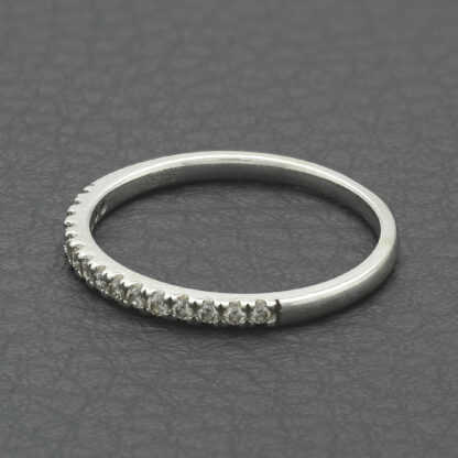 9ct White Gold 0.15ct Diamond Eternity Ring - Image 2