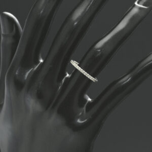 9ct White Gold 0.15ct Diamond Eternity Ring