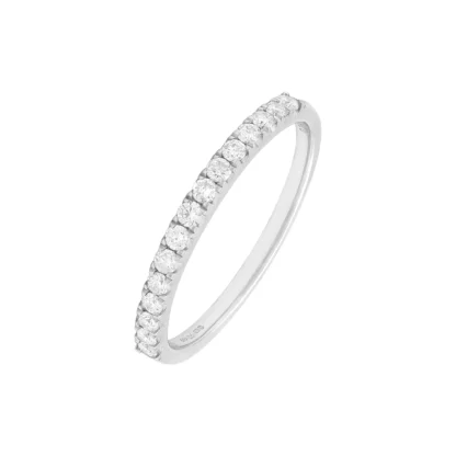 9ct White Gold 0.25ct Diamond Eternity Ring