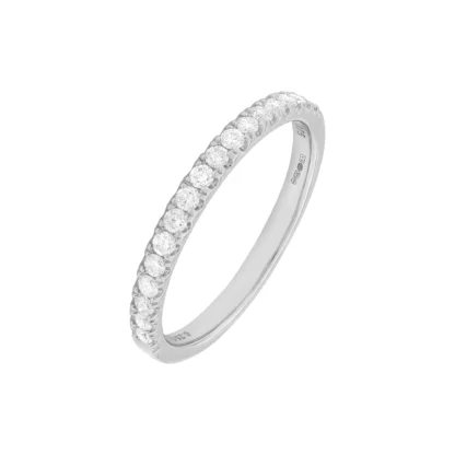 9ct White Gold 0.25ct Diamond Eternity Ring