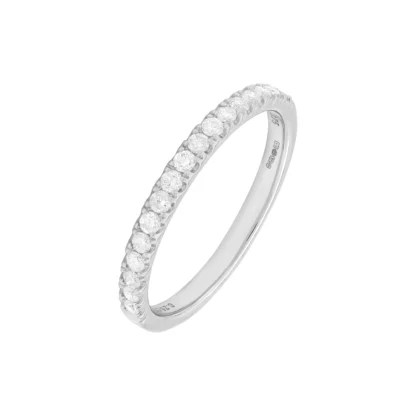 9ct White Gold 0.25ct Diamond Eternity Ring