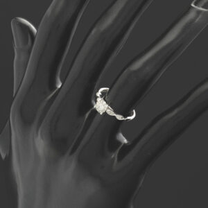 9ct White Gold 0.15ct Diamond Cluster Ring