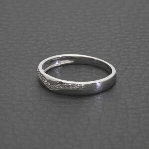 9ct White Gold Diamond Ring