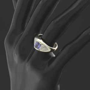 9ct Yellow Gold Diamond &#038; Tanzanite Dress Ring