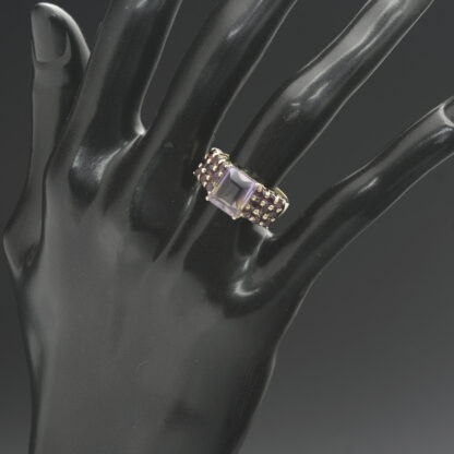 9ct Yellow Gold 2.32ct Ametrine & 1.27ct Rhodolite Garnet Dress Ring - Image 4