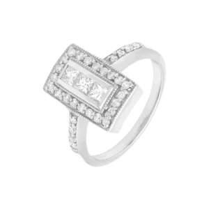14ct White Gold 0.50ct Fancy Diamond Ring