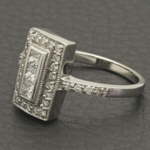 14ct White Gold 0.50ct Fancy Diamond Ring