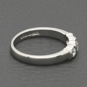 Platinum 0.31ct Diamond 3 Stone Ring