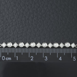 18ct White Gold 0.52ct Diamond Necklace 16&#8243;