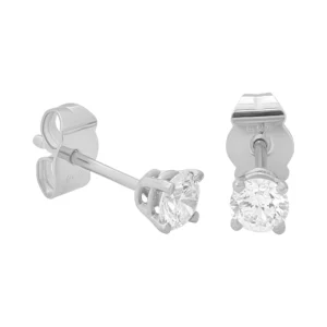 Platinum 0.50ct Diamond Stud Earrings