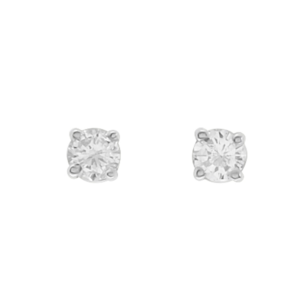 Platinum 0.20ct Diamond Stud Earrings