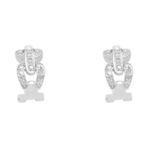 9ct White Gold 0.42ct Fancy Diamond Earrings