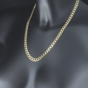 9ct Yellow Gold Curb Chain 20&#8243; 7.5mm