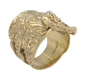 9ct Yellow Gold Saddle Ring