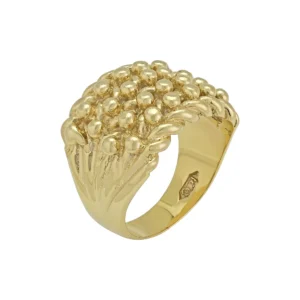 9ct Yellow Gold Keeper Ring