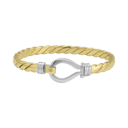 9ct Yellow Gold Loop Bangle