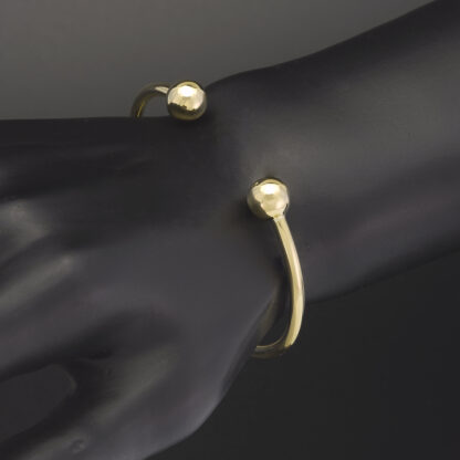 9ct Yellow Gold Torque Bangle - Image 2