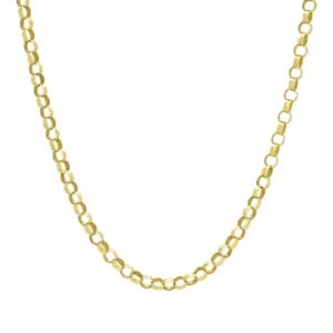 9ct Yellow Gold Belcher Chain 21.5&#8243; 4mm