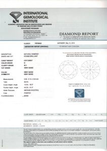 18ct White Gold 0.65ct Diamond Split Shoulder Ring